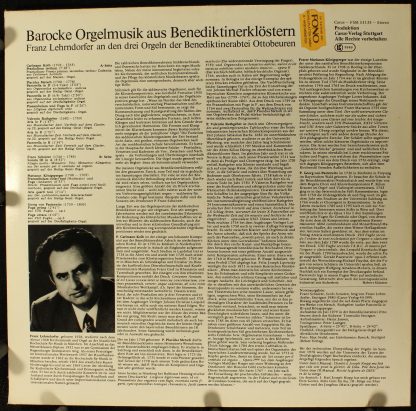 Carus FSM 53135 - Barocke Orgelmusik Aus Benediktinerklöstern (F - Image 2