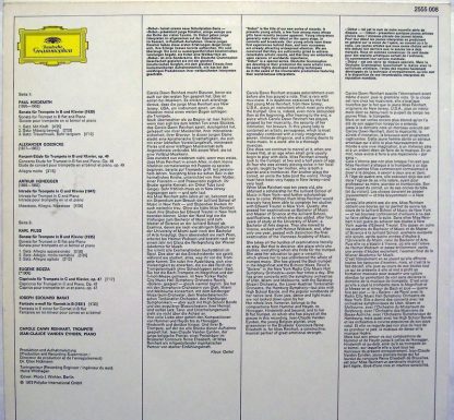 Deutsche Grammophon 2555 008 - Kompositionen Für Trompete - Image 2
