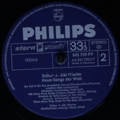 Philips 843 750 PY - Neue Songs Der Welt - Image 2