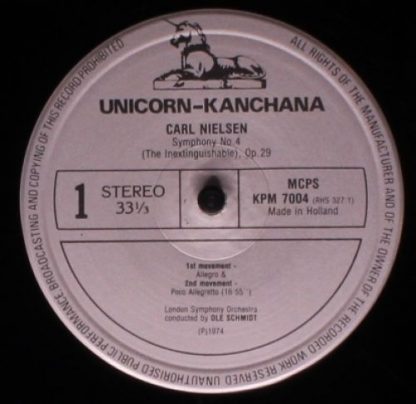 Unicorn-Kanchana KPM 7004 - Symphony No. 4 (The Inextinguishable - Image 3