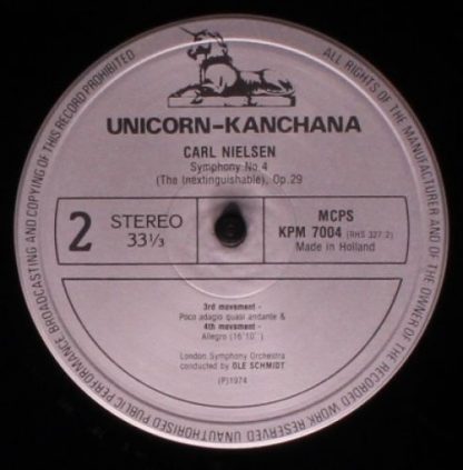 Unicorn-Kanchana KPM 7004 - Symphony No. 4 (The Inextinguishable - Image 4