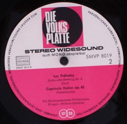 Die Volksplatte SMVP 8019 - Eine Kleine Nachtmusik - Die Moldau - Image 4