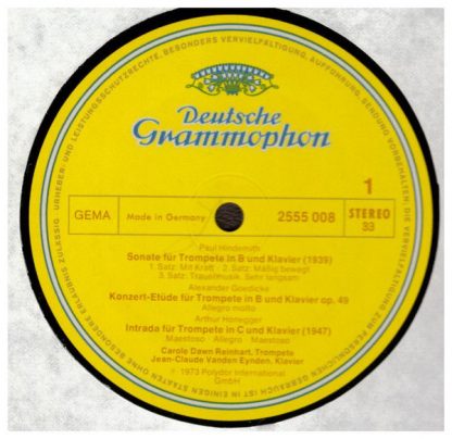 Deutsche Grammophon 2555 008 - Kompositionen Für Trompete - Image 3