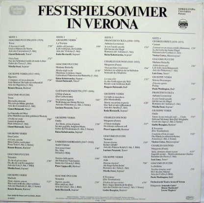DECCA 14 066 0 - Festsommerspiele In Verona - Image 2