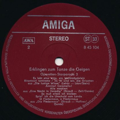 Amiga 8 45 104 - Erklingen Zum Tanze Die Geigen (Operettenstarpa - Image 4