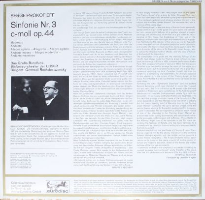 Eurodisc 76 633 KK - Sinfonie Nr. 3 c-moll op.44 - Image 2