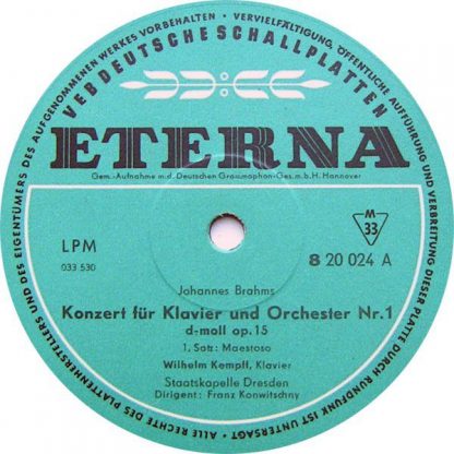 Eterna 8 20 024 - Konzert Für Klavier Und Orchester Nr. 1  D-Mol - Image 3