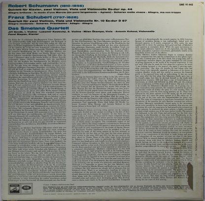 EMI SME 91 445 - Klavierquintett Es-Dur Op.44 - Streichquartett - Image 2
