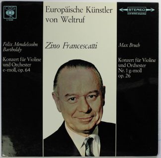 CBS S 72044 - Konzert Für Violine & Orchester E-Moll Op. 64 / Ko