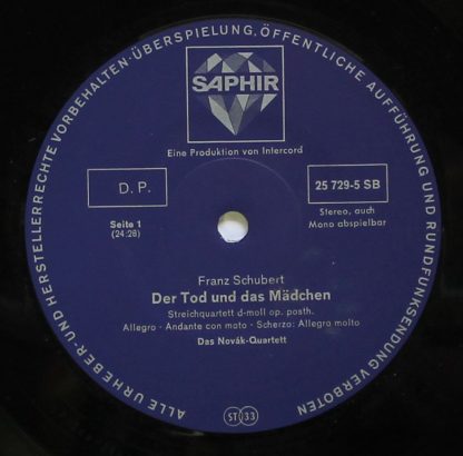 Saphir 25 729-5 - Streichquartett D-moll Op. Posth. "Der Tod Und - Image 3