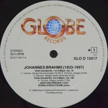 Globe D 15017 - The Violin Sonatas - Image 3