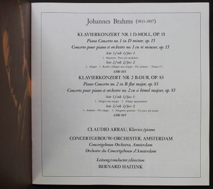 Philips 6700 018 - Die Klavierkonzerte - Image 2