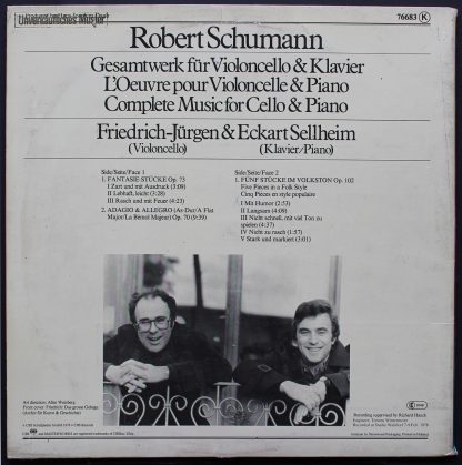 CBS 76683 - Complete Music For Cello & Piano - Image 2