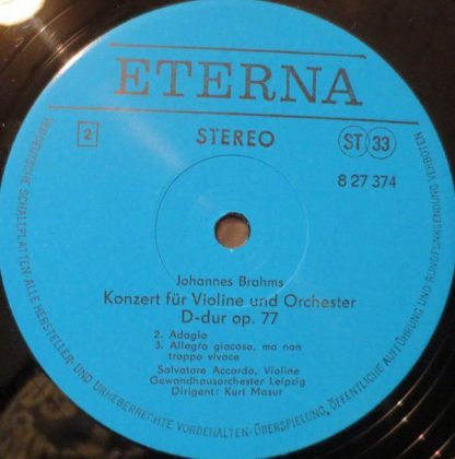 Eterna 8 27 374 - Konzert Für Violine Und Orchester D-dur Op. 77 - Image 4