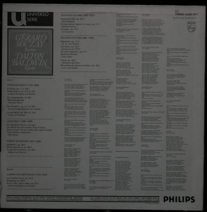 Philips 6580 011 - An Die Musik - Image 2