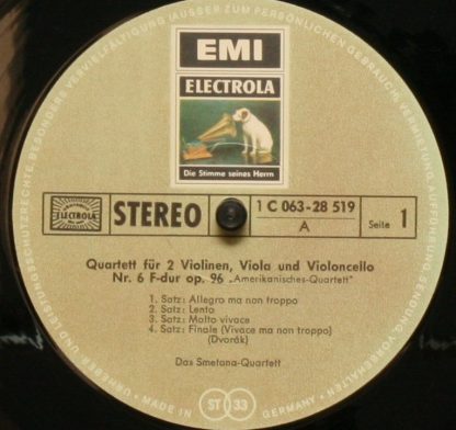 EMI Electrola 1 C 063-28519 - Streichquartett  Nr. 6 F-dur Op. 9 - Image 3