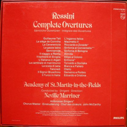 Philips 6768 064 - Complete Overtures - Image 2