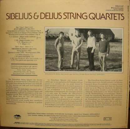 L'Oiseau-Lyre DSLO 47 - Sibelius & Delius Quartets - Image 2