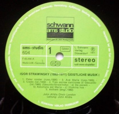 Schwann AMS Studio schwann studio 604 - Geistliche Musik 1 - Image 3
