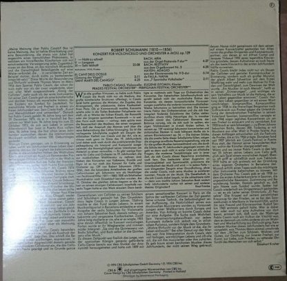 CBS 61 765 - Konzert Für Violoncello Und Orchester A-moll, Op. 1 - Image 3
