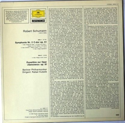 Deutsche Grammophon 2535 117 - Symphonien Nr.2 / Genoveva Overtu - Image 2