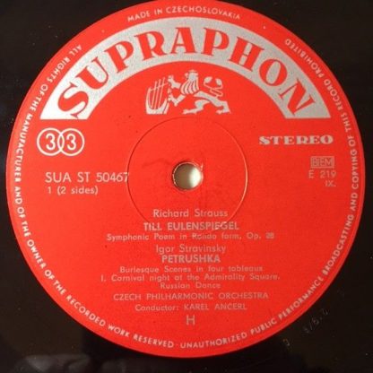 Supraphon SUA ST 50467 - Petrushka / Till Eulenspiegel - Image 2