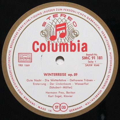 Die Stimme Seines Herrn SME 91 181/82 - Winterreise - Image 3