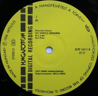 Hungaroton SLPD 12672-73 - Hat Szonáta Vonósokra / Kontratáncok - Image 6