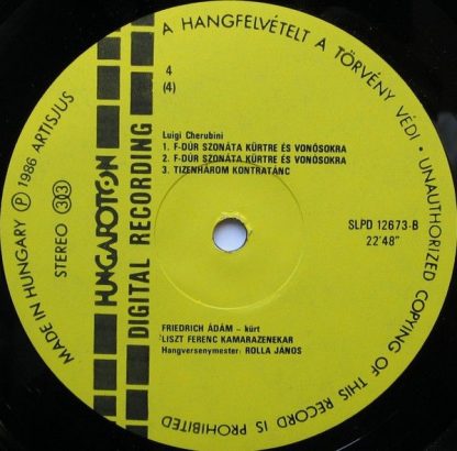 Hungaroton SLPD 12672-73 - Hat Szonáta Vonósokra / Kontratáncok - Image 8