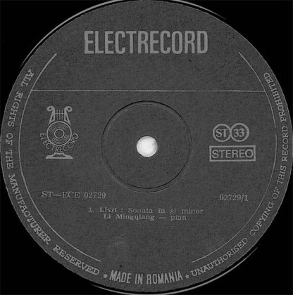 Electrecord ST-ECE 02729 - Sonata In B Minor / Sonata Op. 110 - Image 5