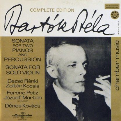 Hungaroton SLPX 11479 - Sonata For Two Pianos And Percussion • S