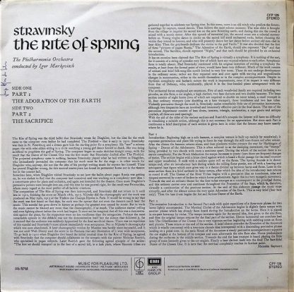 Classics For Pleasure CFP 129 - Rite Of Spring - Image 2