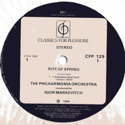 Classics For Pleasure CFP 129 - Rite Of Spring - Image 3