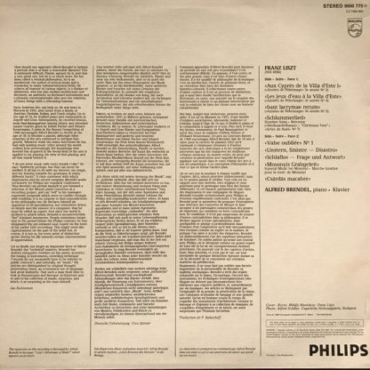 Philips 9500 775 - Late Piano Works - Image 2