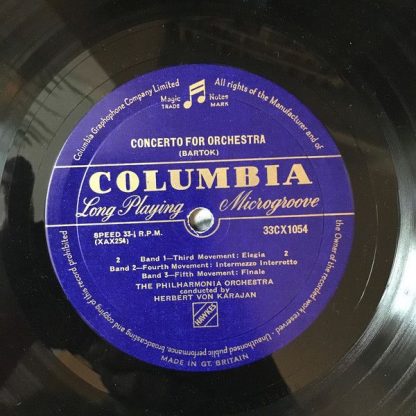 Columbia 33CX 1054 - Concerto For Orchestra - Image 2