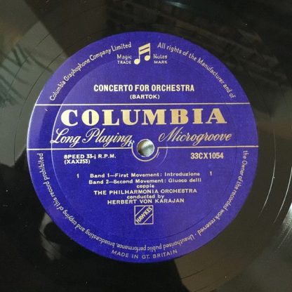 Columbia 33CX 1054 - Concerto For Orchestra - Image 3