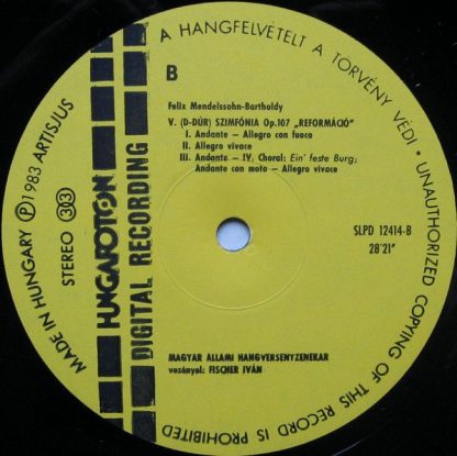 Hungaroton SLPD 12414 - Symphony No.4 <>, Symphony No.5 - Image 8