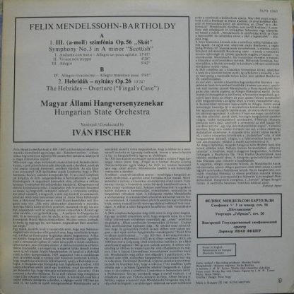 Hungaroton SLPD 12660 - Symphony No. 3 In A Minor "Scottish" / T - Image 2