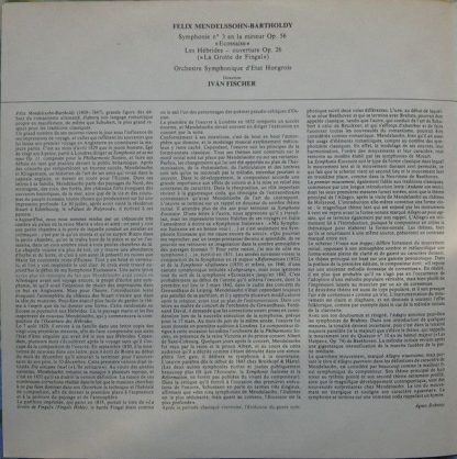 Hungaroton SLPD 12660 - Symphony No. 3 In A Minor "Scottish" / T - Image 6
