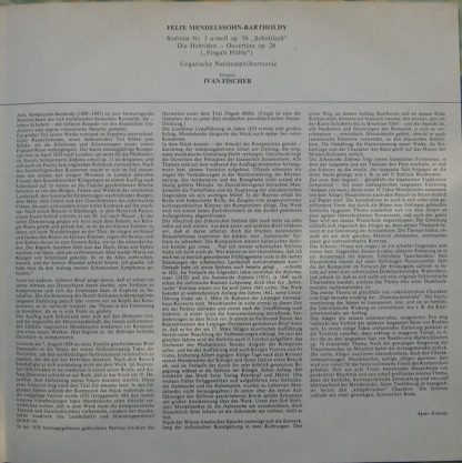 Hungaroton SLPD 12660 - Symphony No. 3 In A Minor "Scottish" / T - Image 7