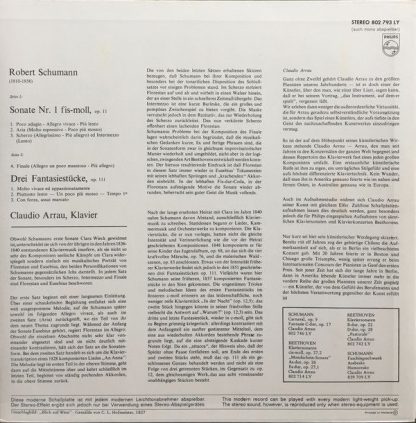 Philips 802 793 LY - Sonata No. 1 In F Sharp Minor, Op. 11 / Dre - Image 2