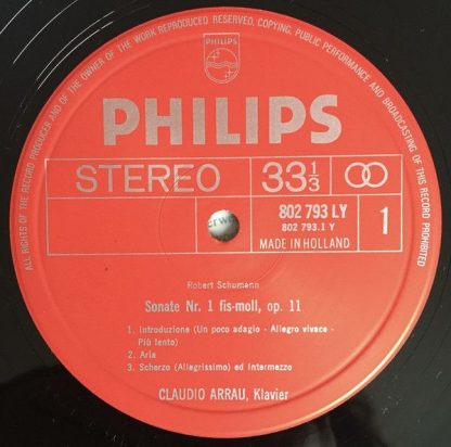 Philips 802 793 LY - Sonata No. 1 In F Sharp Minor, Op. 11 / Dre - Image 3