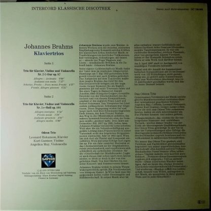 Saphir Int 120.903 - Klaviertrios C-dur Op.87 - C-moll Op.101 - Image 2