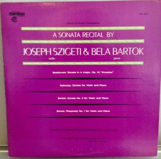 Vanguard Everyman Classics SRV-304/5 - A Sonata Recital By Josep