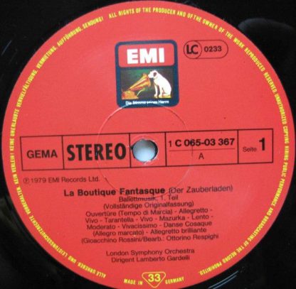 EMI 065-03 367 - La Boutique Fantasque - Der Zauberladen (Vollst - Image 3