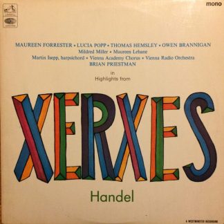 His Master's Voice CLP. 3577 - Highlights From "Xerxes"
