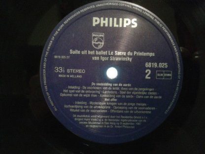 Philips 6819.025 - Le Sacre Du Printemps - Image 3