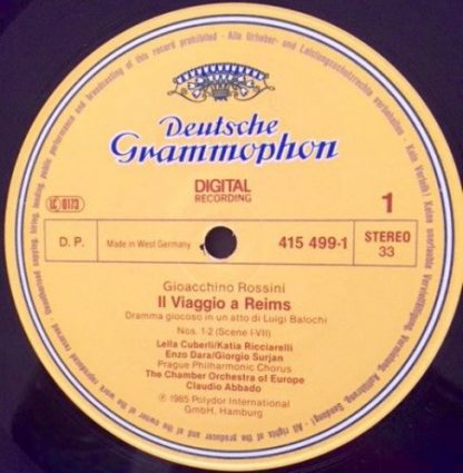 Deutsche Grammophon 415 498-1 - Il Viaggio A Reims - Image 3