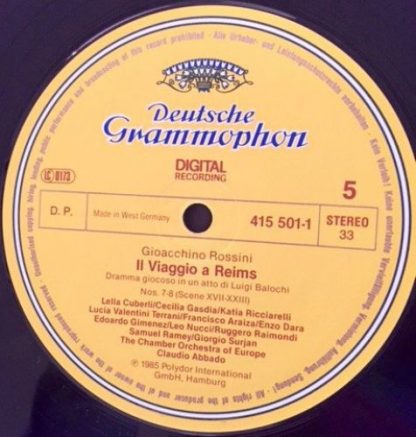 Deutsche Grammophon 415 498-1 - Il Viaggio A Reims - Image 5