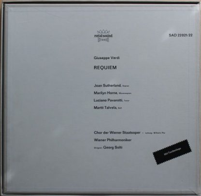 DECCA SAD 22021/22 - Requiem - Image 2